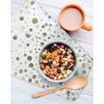 thumbnail image 3 of Sage Green Polka Dot Kitchen Dish Towels for Drying Dishes Set of 2, Modern Art Abstract Watercolor Dot Waffle Weave Microfiber Hand Tea Bathroom Towels Quick Dry & Absorbent Towel 12x12, 3 of 7