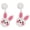 Pink Rabbit C, variant on Easter Bunny Earrings For Women Cute Rabbit Egg Carrot Stud Dangle Earrings Dainty Bunny Earrings Easter Party Jewelry Gift