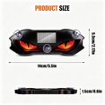 thumbnail image 2 of Solar Demon Eye LED Car Ambient Light, Dynamic Flicker Devil Eyes Design, Waterproof Solar & USB Rechargeable, No Drill Suction Cup for Windshield Rear Window(Red), 2 of 7