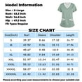thumbnail image 2 of Vitastitch Scrub Pants for Women,V-Neck Short Sleeve Nursing Uniforms Work Casual Tops with Drawstring & Pockets - Soft Medical Scrub Shirt for Hospital, Clinics Purple Xl, 2 of 3