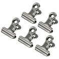 thumbnail image 1 of Unique Bargains Metal Hinge Clip Clamp 22mm Small Binder Clips Silver, 40 Pack, 1 of 5
