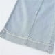 thumbnail image 5 of WILLBEST Jeans Mujer Pantalones Vaqueros Anchos para Niñas, Cómodos y a La Moda, para Uso Informal, Cintura Elástica de Verano. 11-12Years, 5 of 8