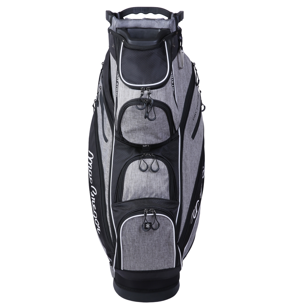 MacGregor Golf DX 14 Way Divider Cart Bag, Black/Heather Grey