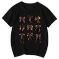 thumbnail image 3 of Yiyuu Girls Graphic Tee Leopard Bow Print Short Sleeve Round Neck T Shirt, Sizes 3-13, 3 of 3