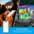 thumbnail image 3 of 8 Pack A19 A19 Smart LED Light Bulbs, WiFi & Bluetooth, 60W Equiv, E26 Base, 2000K-5000K RGBCW Full Color Changing Smart Bulb, 3 of 5