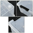 thumbnail image 7 of 40 Quart Plastic Clear Latching Bin with Lid, Plastic Storage Box with Wheels, 4 Packs, 7 of 7