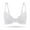 White, variant on Women's Push Up Sexy Lace Padded Plunge Underwire Lift Up Bras Add 1 Cup Boost Brassiere,White 40C
