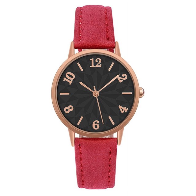 Comercio exterior transfronterizo nuevo reloj de cuarzo con cinturón esmerilado para mujer literal digital árabe en stock al por mayor Reloj