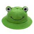 thumbnail image 1 of CartoonFrogBucketHat,UnisexSummerSunHatForAdults,FoldableWideBrimFishermanHat, 1 of 4