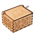 thumbnail image 1 of Caja De Música Vintage, Caja De Música De Madera Madera Metal Para Niños OTVIAP Musical Box, 1 of 8