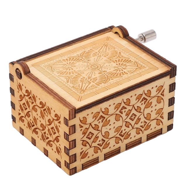 Caja De Música Vintage, Caja De Música De Madera Madera Metal Para Niños OTVIAP Musical Box