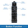 thumbnail image 3 of Unique Bargains Power Window Switch No.GV9B66350 Front Left Driver Side Window Control Switch for Mazda 6 Atenza 2014-2018 Black, 3 of 7