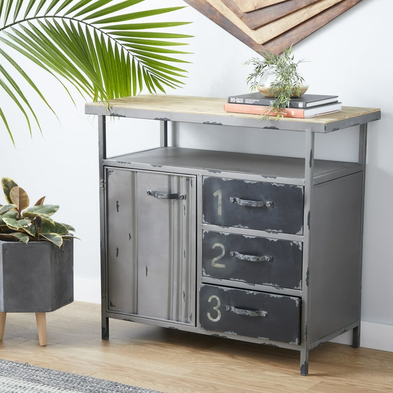 DecMode Industrial Metal Cabinet 36