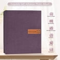 thumbnail image 3 of Large Photo Album Self Adhesive 4x6 5x7 8x10 Scrapbook Album DIY Picture Book, Gifts for Mom, Family Baby and Wedding, with Metal Pen and Plastic Board, 3 of 9