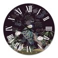 thumbnail image 2 of Designart 'Chinoiserie With Birds And Peonies V' Traditional Wall Clock, 2 of 5