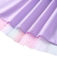 thumbnail image 3 of Lanbubble Toddler Baby Girls Rainbow Tutu Dresses Tulle Dress Party Princess Sequins Sundress Ruffle Sleeveless Light Purple 5-6Years, 3 of 11