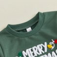 thumbnail image 6 of Cjfdfy Toddler Baby Boys Girl Christmas Outfits It's A Beaut Clark Long Sleeve Sweatshirt Christmas Lights Pants Little Baby Cute My First Christmas Holiday Fall Winter Outfit 6M-4Y  ﻿, 6 of 9