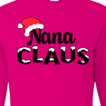 thumbnail image 4 of Inktastic Nana Claus Christmas Family Long Sleeve T-Shirt, 4 of 5