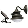 Gama Sonic USA, Inc. Gama Sonic Brown Wall Mount Motion-sensing Solar Barn Light with 6 Bright-White LEDs