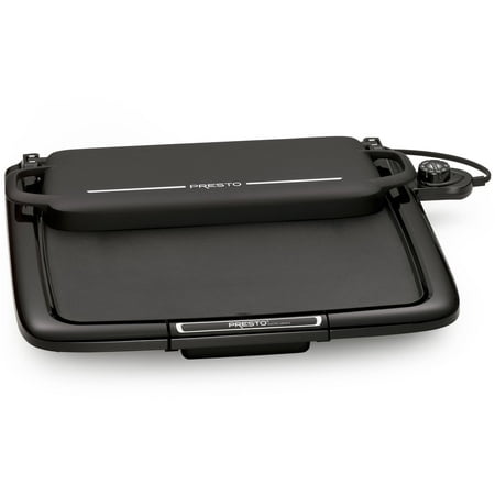 Presto® Cool-Touch Electric Griddle with Warmer Plus, Black