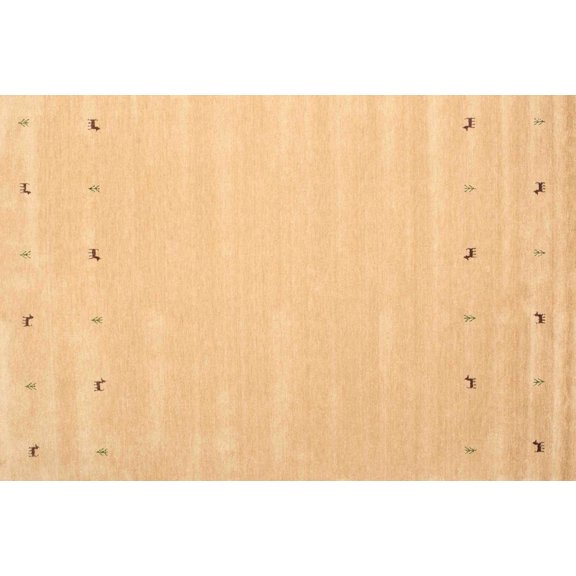 Ahgly Company Machine Washable Indoor Rectangle Contemporary Chrome Gold Yellow Area Rugs, 5' x 7'