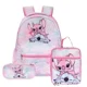thumbnail image 4 of Mochila para estudiantes de primaria y secundaria de Disney Stitch, nueva mochila para niños, bolso de hombro liviano, conjunto de 3 piezas, 4 of 5