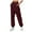 Wine 1, variant on BLVB Womens Fall Sweatpants Comfy Cinch Bottom Joggers Athletic Workout Lounge Trousers with Pockets