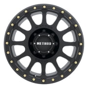 Method Race Wheels mr305 nv 17x8.5 8x165.1 0et 130.81mm matte black wheel Fits select: 2013-2023 RAM 2500, 2000-2010 CHEVROLET SILVERADO