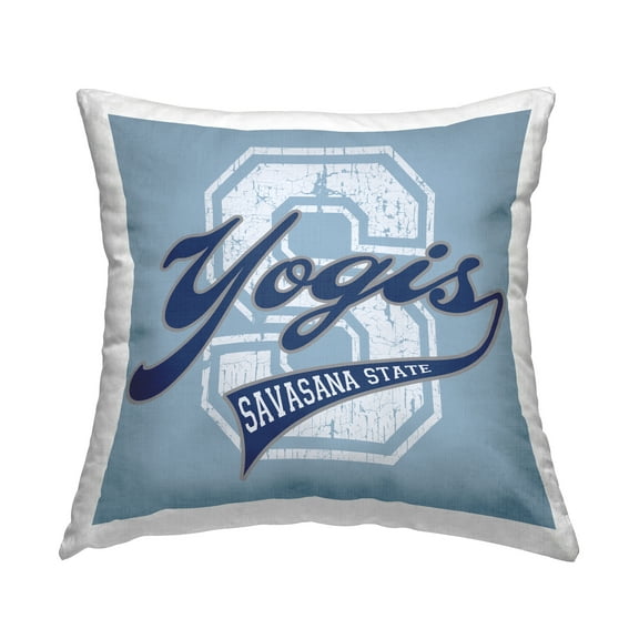 Stupell Industries Savasana State Yogis Decorative Printed Throw Pillow Design by Spirit Animals/Life Is High.