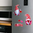 thumbnail image 6 of 7 Pieces Valentines Day Refrigerator Magnets Gnome Heart Truck Love Magnets Stickers Car Reflective Magnets for Valentine's Day Decorations, Fridge Metal Door Mailbox Locker Office Cabinets Decor, 6 of 7