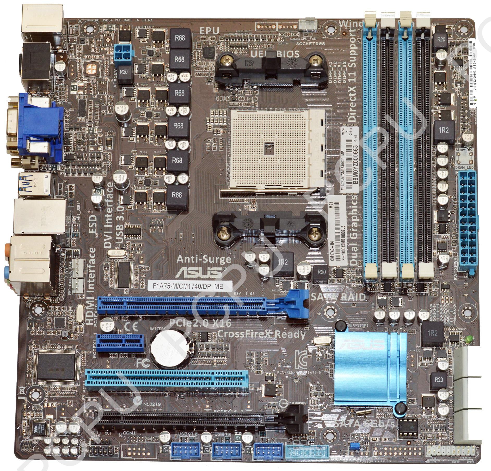 61MIBGK204 Asus CM1740 AMD Desktop Motherboard sFM1