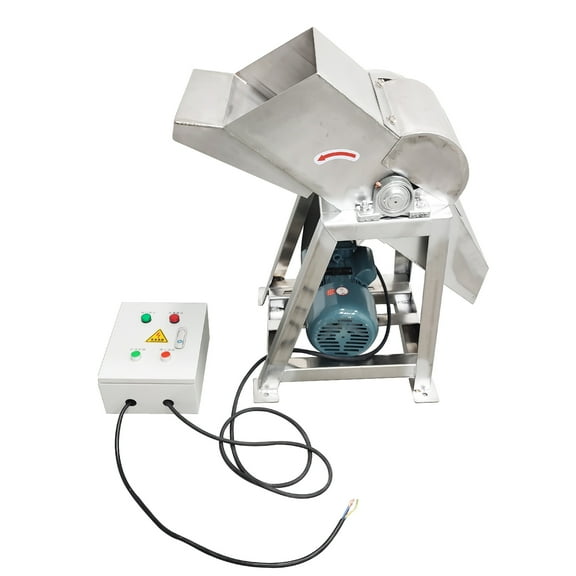 Commercial Ice Breaker 220V Ice Block Crusher Machine Stainless Steel