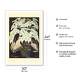 thumbnail image 2 of Flower Sellers (Vendedor de Flores) - Calla Lilies - From an Original Color Painting by Diego Rivera c.1943 - Fine Art Matte Paper Print (Unframed) 30x44in, 2 of 4