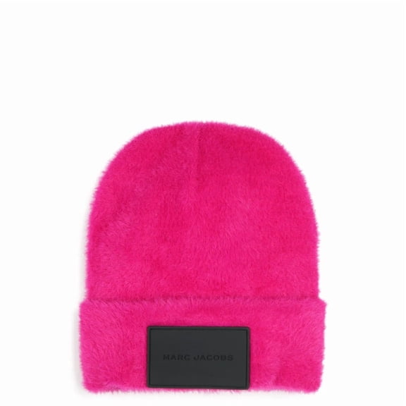 Little Marc Jacobs Girls Stitched Logo Woven Wool Beanie, Size 2