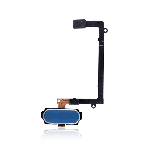 Replacement Home Button With Flex Cable Compatible For Samsung Galaxy S6 Edge (Blue)
