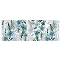 Pioneer Flower Floral Print Pattern Kitchen Rug Mat,Kitchen Runner Rugs Non Skid Washable,Decorative Kitchen Floor Mats for Kitchen,Sink,Laundry,17"X47"