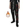 thumbnail image 1 of WILLBEST Fall Clothes Women Women Fashion Pants Comfy Pajama Bottom Straight Leg Drawstring Yoga Pants Breathable Color Block Pajama Sweatpants Clearance Easentials, 1 of 4