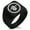 Black, variant on Stainless Steel Akai Samurai Crest Geometric Pattern Biker Style Polished Ring