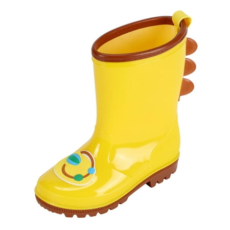 

Binmer Toddler Infant Kids Boys Girls Cartoon Rubber Waterproof Rain Shoes Rain Boots