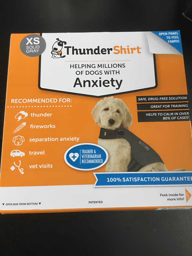 Thundershirt Classic Dog Anxiety Travel Solution XS Dog Solid Gray 1141 MPN HGXST01