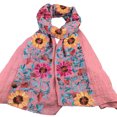 thumbnail image 2 of Jamicy Lightweight Scarves for Women Floral Cotton Scarf for Women Fashion Shawl Wraps Thin Fall Winter Neck Scarves, 2 of 5