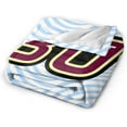 thumbnail image 2 of Bloomsburg University Logo Fleece Blanket, Very Soft Microfiber Flannel Blanket for Couch Warm and Cozy for All Seasons, 2 of 6