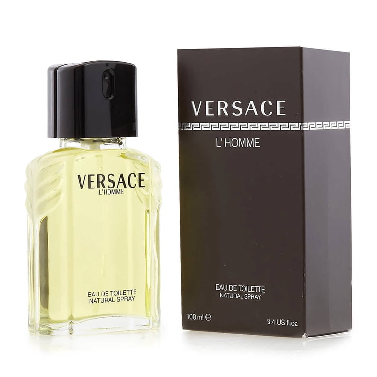 Versace VERSACE L'HOMME Eau De Toilette Spray for Men, 3.4 oz