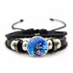 thumbnail image 3 of Figura de acción de anime Sonic Shadow, pulsera de cuero trenzado de metal, accesorios decorativos unisex, juguetes para niños, regalos de cumpleaños, 3 of 5