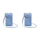 thumbnail image 4 of Guardurnaity Cartera de mujer de Color sólido de gran capacidad tarjetero bolsillo para monedas compartimento para efectivo bolso de teléfono Azul 2piezas, 4 of 6