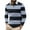 Black, variant on Atogsazn Mens Striped Shirt Casual Button Down Long Sleeve Pullover T-shirt Workout Tops Clothing Sweatshirt Black S Fashion