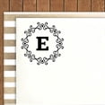 thumbnail image 2 of Printtoo Alphabet E Monogram Octagon Celtic Swirl Frame Self Inking Rubber Stamp Office Stationary, 2 of 7