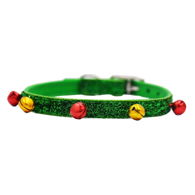 OULII Collier Coloré pour Animaux de Compagnie avec Clochettes Réglables pour Chien Promenade en Plein Air