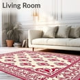 thumbnail image 2 of ODIKA 6x9 Machine Washable Non-Slip Area Rug, Artisan Paisley Cascade with Swirling Teardrop Ultra Soft Rug, None, 661564, 2 of 7