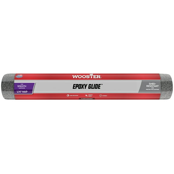 Wooster 18" Paint Roller Cover, 1/4" Nap, Fabric R232-18